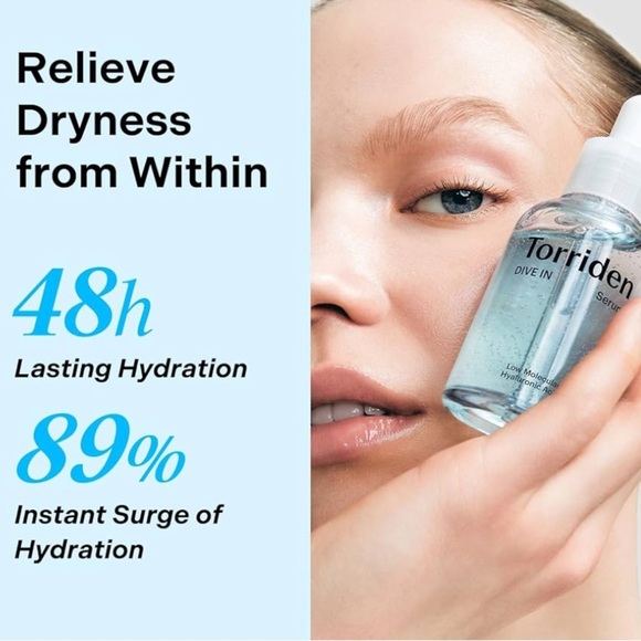 Torriden DIVE IN Hyaluronic Acid Serum 50ml (1.69 fl.oz.) Hydrating Skincare NWT - Picture 4 of 7